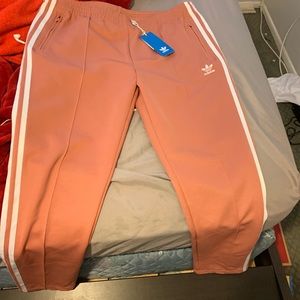 Brand new adidas pink sweatpants